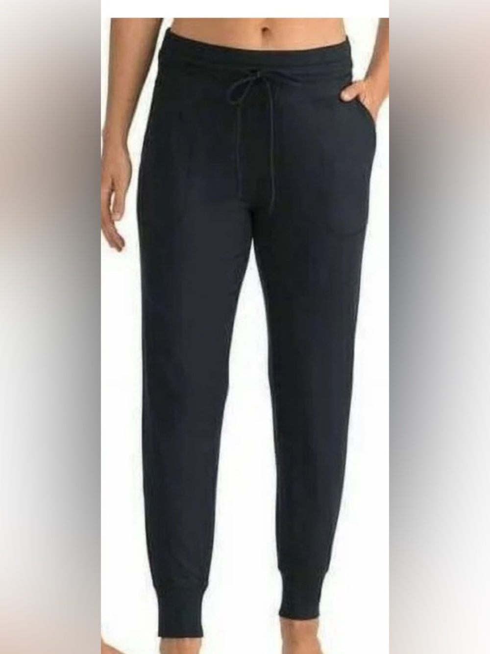 Lole Black Slim Elastic-Waist Joggers